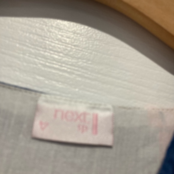 Next red white and blue patchwork dress baby girl 12-18 months - Picture 4 of 5